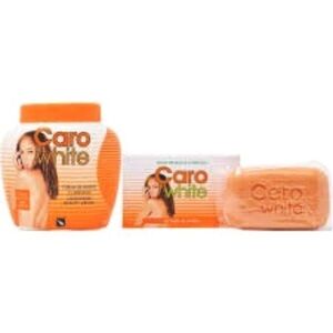 Caro white jar 400 ml and soap  Bath & Body Set